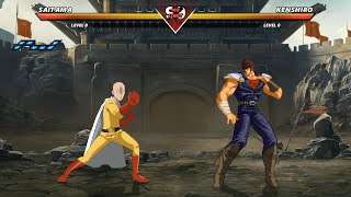 SAITAMA vs KENSHIRO  Highest Level Incredible Epic Fight [upl. by Quince]