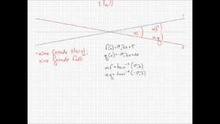 Schnittwinkel zweier Geraden berechnen [upl. by Bushweller]
