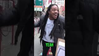 Poudii going BRAZY in nyc viralvideo nycvlog nyc youtubeshorts youtube shorts blogger [upl. by Mohl856]