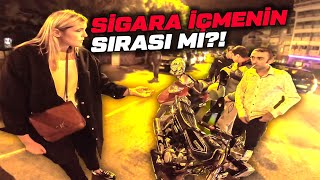 KADIN SÜRÜCÜ VE MOTORCU ARASINDA KAZA UZLAŞMACISI OLDUM  İLGİNÇ MOTOVLOG [upl. by Buhler642]