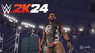 WWE 2K24  Johnny Gargano Entrance Signature Finisher Victory [upl. by Yennej]