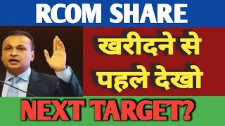 RCOM Share Potential for Big Gains💥 RCOM Share News  RCOM Share  RCOM Stock News [upl. by Ardnauqal]