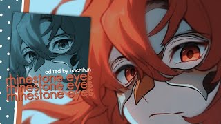 gmv diluc edit  genshin impact  rhinestone eyes [upl. by Aeslehc]