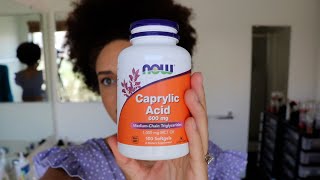 Is Caprylic Acid the cure for Seborrheic Dermatitis  Type 4 Natural Hair Low Porosity [upl. by Arded]