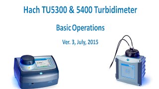 TU5 Series Turbidimeters  Basic Operations [upl. by Sells]