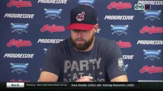 Corey Kluber rocks Party at Napolis Tshirt [upl. by Aelegna]