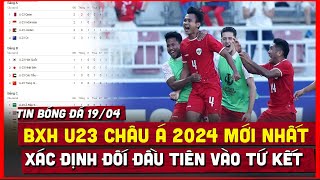 🔴 Lịch Thi Đấu Kết Quả BXH VCK U23 Châu Á 2024 Mới Nhất 194  Xác Định Đội Đầu Tiên Vào Tứ Kết [upl. by Estas]