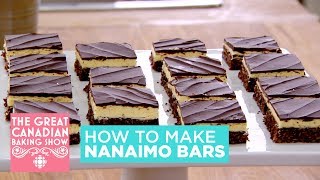 How to make Nanaimo bars  The Great Canadian Baking Show [upl. by Nappie516]