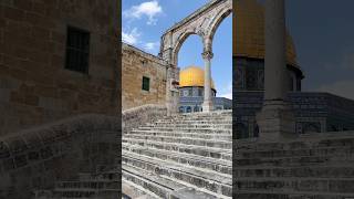 The Dome of the Rock on the Temple Mount Jerusalem Israel 2024 [upl. by Gitt698]