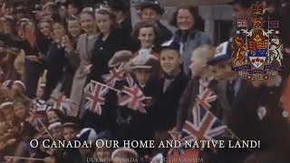 National Anthem of Canada Retro version O Canada pre1980 lyrics [upl. by Philip]