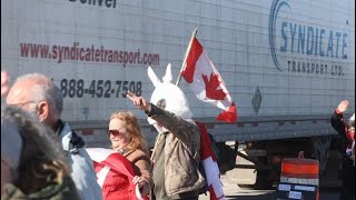 Hundreds Protest West Of Calgary Against Federal Carbon Tax [upl. by Anaya685]