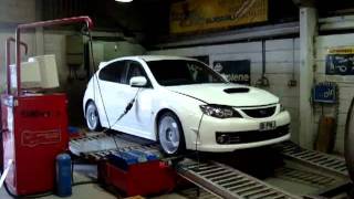 Cobra Sport exhaust testing Impreza STI 08 at Scooby Clinic [upl. by Joe192]