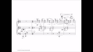 Simon Smith Avenir I for solo piano with score [upl. by Pare]