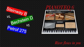 Pianoteq 6 Steinway B vs Bechstein D 282 vs Petrof 275 on KAWAI MP11SE [upl. by Eziechiele252]