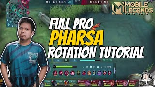 FULL PRO PHARSA ROTATION UPDATED TUTORIAL TAGALOG 2021  MLBB [upl. by Anh]