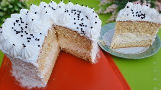 The Secret Way to Make a Festive White Fluffy Cake You Can Too [upl. by Nylodnarb]