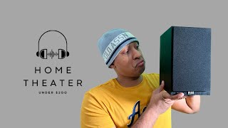 ELAC BS41BK FULL REVIEW HOME THEATER UNDER 200  Episode 1 [upl. by Bernadette]