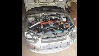 500whp Built 2005 Subaru WRX STi Cold Start [upl. by Wadell]