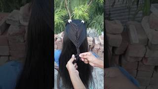 Hairstyle for girlsshort youtubeshorts hairstyles shortvideo braids viral hack hairgrowth [upl. by Analla354]