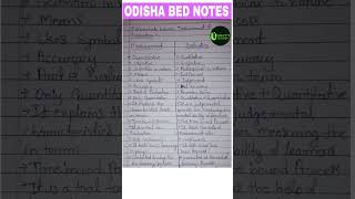 Difference between Measurement amp Evaluation Odisha Bed Notes bed trendingshorts UGCCT [upl. by Atteynek]