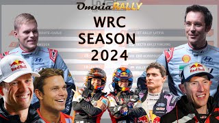 WRC SEASON 2024 Date Team e Regolamenti  Omnia Rally PodCast Ep1 [upl. by Nelubez]