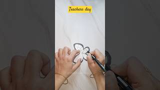 Teachers day card short card teachersday artandcraft [upl. by Dorothee]