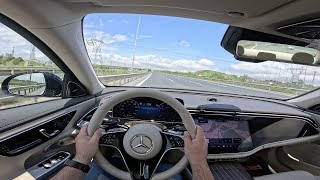 2024 MercedesBenz EClass E 220d 4MATIC Edition 1 Exclusive POV Test Drive [upl. by Christoph]