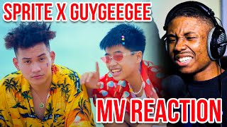 FIRST TIME REACTION TO SPRITE x GUYGEEGEE  ทน Prod by MOSSHU x NINO OFFICIAL MV [upl. by Lednek510]