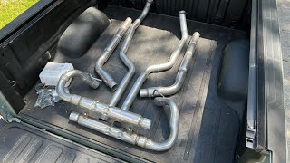 Old school Chambered exhaust for the 68 Camaro part 1 basic setup [upl. by Namien433]