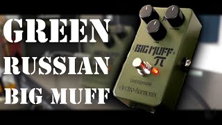 EHX Green Russian Big Muff Reissue  JT Guitar [upl. by Agate904]