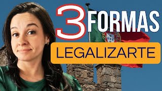 3 Formas para ✅ LEGALIZARTE en Portugal 🇵🇹 con una 4º incluida [upl. by Kcitrap]