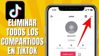 Cómo ELIMINAR Todos Los Compartidos En TIKTOK [upl. by Laney822]