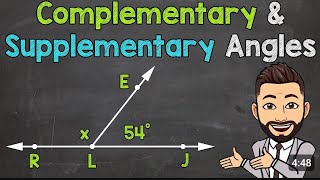 Geometry Lesson 1 Complementary and Supplementary Angles [upl. by Gwenore]