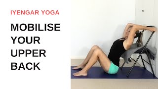 Mobilise your upper back  Iyengar yoga [upl. by Grube911]