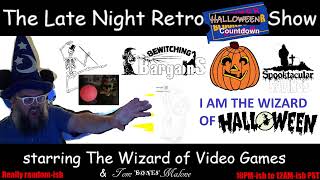 The Late Night Retro Halloween Countdog Show starring The Wizard of Video Games [upl. by Amej]