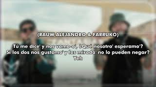 Rauw Alejandro amp Farruko  Fantasías Unplugged  Letra [upl. by Finbur]