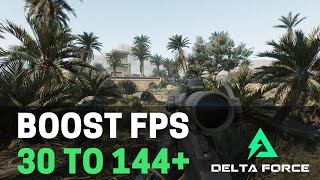 BEST PC Settings for Delta Force Hawk Ops Maximize FPS amp Visibility [upl. by Mannos]