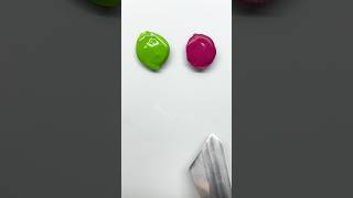 Kelly Green  Amaranth Purple Color Mixing🎨 satisfying colormixing pandamingle asmr art [upl. by Allen]