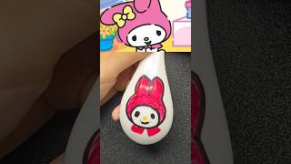 I drew Sanrio My Melody with a Pink Water Magic Pen sanrio kuromi diy [upl. by Nocaj]