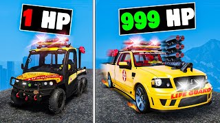 Upgrading to the FASTEST LIFEGUARD Truck in GTA 5 [upl. by Narbig]