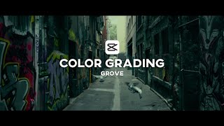 Capcut Color Grading  Grove  Tutorial [upl. by Suanne]