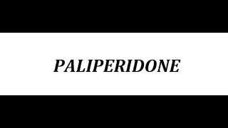 STAHLS  CH 5  PART 38  PALIPERIDONE psychiatrypharmacologypsychopharmacology [upl. by Finbar]