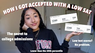 How I Got Into Top Universities with a Low SAT Score Stanford USC Johns Hopkins NYU and more [upl. by Zahavi]