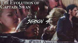 The Evolution of Captain Swan  Season 4 [upl. by Suirad]