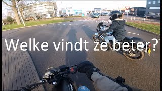 Vriendin op de brommer zetten  AGM vs Kymco [upl. by Enuahs]