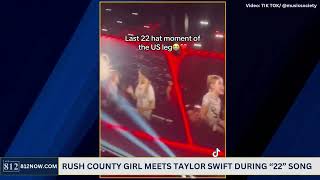 Rush Co girl is last quot22quot fedora US recipient of Taylor Swifts Eras Tour [upl. by Hsital]