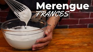 🍰 Cómo hacer MERENGUE FRANCÉS perfecto paso a paso  FonQui [upl. by Iaw]