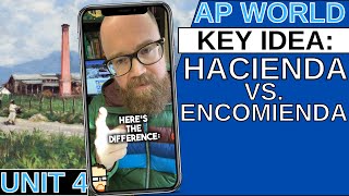 ENCOMIENDAS vs HACIENDAS apworld apworldhistory APexams [upl. by Gaylord]