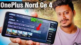 OnePlus Nord CE 4 BGMI 90FPS Test with FPS Meter  Snapdragon 7 gen 3 Power [upl. by Elleb550]