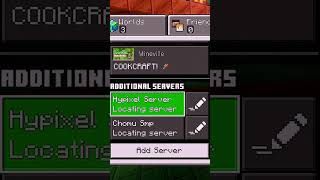 New Hypixel Server For Minecraft Pe😈 minecraft trending shorts [upl. by Yrocal]